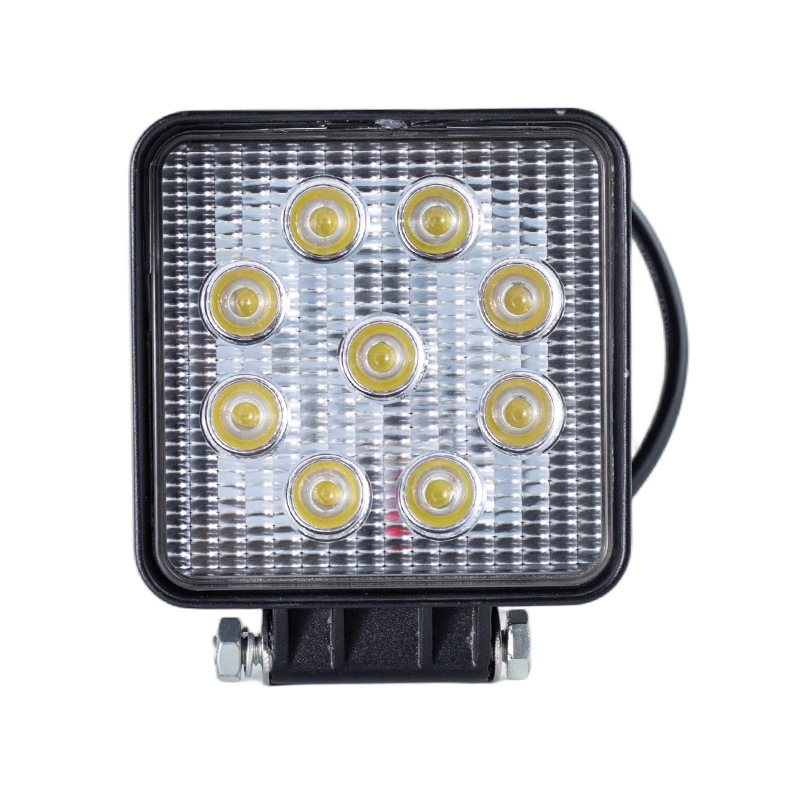 IP67 002 Heavy-Duty 9-LED firkantet arbejdslys til industrikøretøjer