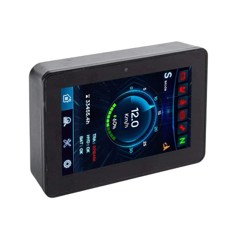 5-tommer lodret CAN 2.0B Touchscreen Dashboard til entreprenørkøretøjer