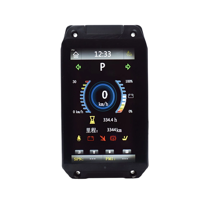 FLYB-1001 IP65 7-tommer CAN Bus Dashboard til entreprenør- og gaffeltrucks